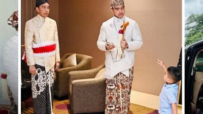 Tingkah Lucu Anak Kahiyang Ayu Saat Pernikahan Kaesang dan Erina