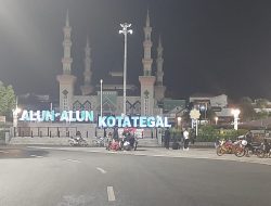 Malam Tahun Baru Akses Masuk ke Alun-alun Kota Tegal Ditutup Total Seharian