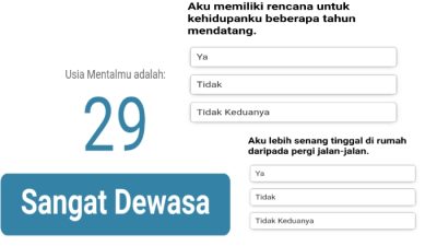 Berikut cara main mental age test 2023 terbaru yang lagi viral di Tiktok dan twitter.