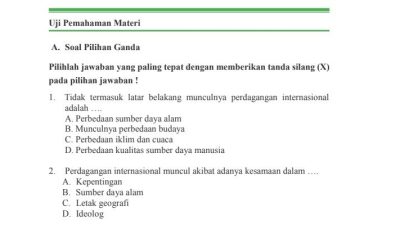 Jawaban Soal IPS Kelas 9