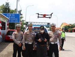 ETLE Drone Mulai Diuji Coba di Simpang Tiga Exit Tol Brebes Timur
