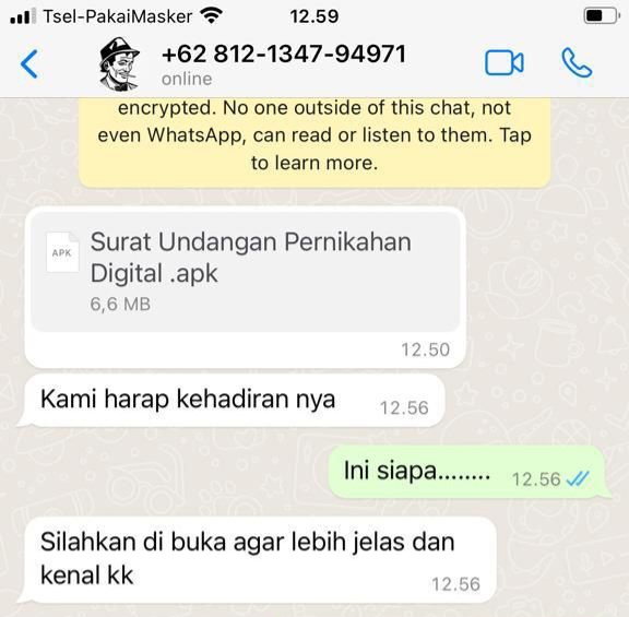 Penipuan undangan nikah