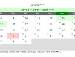 Gratis! Link Download Kalender 2023 Lengkap dengan Tanggal Hijriyah