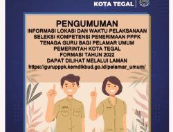 Jadwal Seleksi Kompetensi Calon PPPK Guru Kota Tegal Sudah Keluar, Buruan Cek