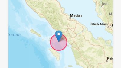 Senin Pagi, Aceh Singkil Diguncang Gempa Bumi Berkekuatan Magnitudo 6,2