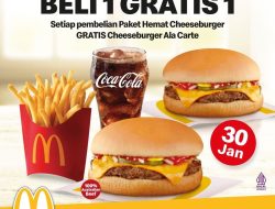 Promo McD Hari Ini Beli 1 Gratis 1, Ada Promo Lainnya Juga