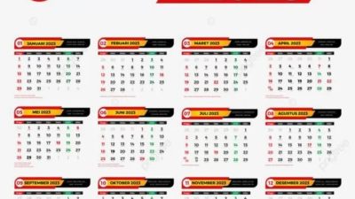Link Download Kalender 2023 Format Lengkap Tanpa Ribet dan Work! Ada PSD dan AI Juga