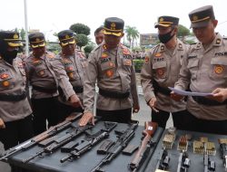 Apel Almatsus, Kapolres Tegal Kota Pastikan Senjata Siap Digunakan Setiap Saat