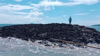 Gunung Lumpur Ajaib Muncul Tiba-tiba Usai Gempa Kuat di Maluku