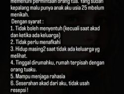 Heboh Kawin Kontrak, Boleh Kencan dan Tanpa Nafkah