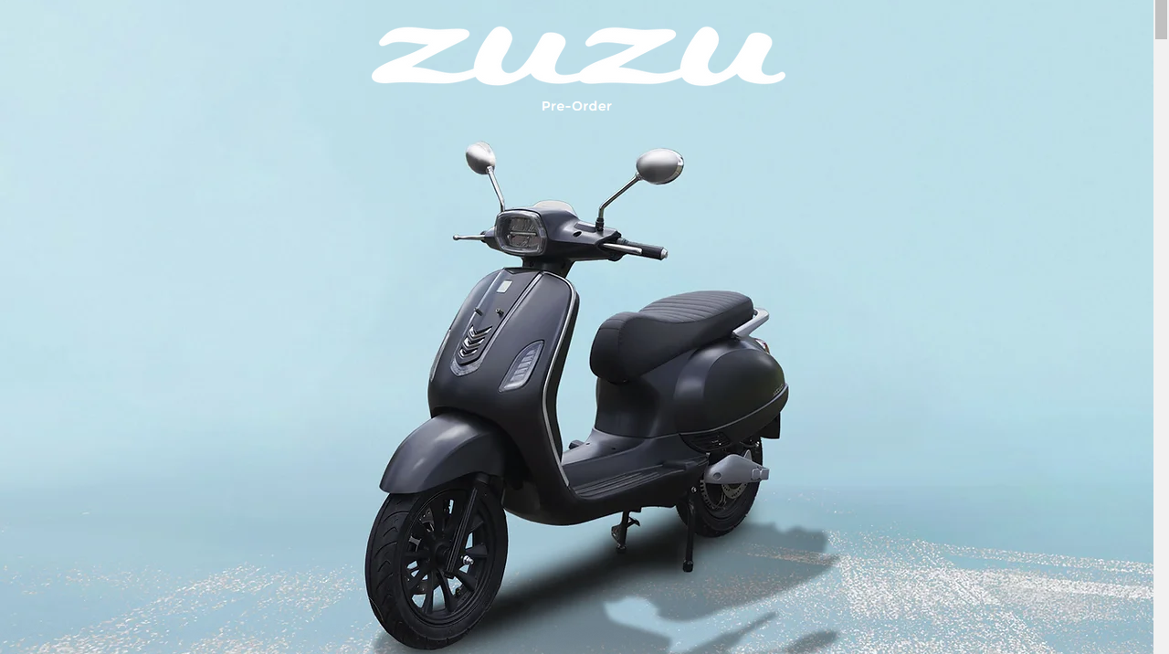 Smoot Zuzu motor Listrik dengan Style Retro Futuristik
