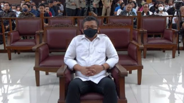 Majelis hakim vonis Ferdy Sambo hukuman mati.