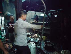 Rumah Produksi Ikan Asap di Brebes Terbakar