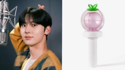 Setelah pre-order pertama dibuka, Lightstick Official Hwang Min Hyun Ludes Terjual Hanya Dalam Hitungan Jam. -radartegal.- Instagram/@optimushwang & weverse.shop/hwangminhyun.global