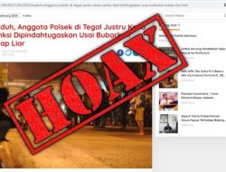 Hoaks Anggota Polsek Kena Mutasi Gegara Bubarkan Balap Liar
