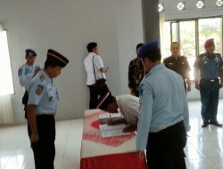 Seorang Napiter di Lapas Kelas IIB Brebes Ikrar Setia NKRI