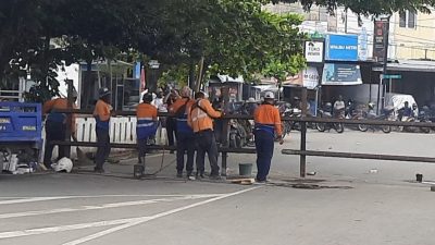 Jalan Ditutup Besi, GMNI Tegal Siap Aksi Unjuk Rasa