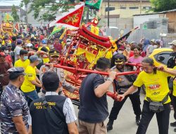Kirab Toa Pe Kong Perayaan Imlek di Tegal Dijaga Puluhan Aparat Gabungan
