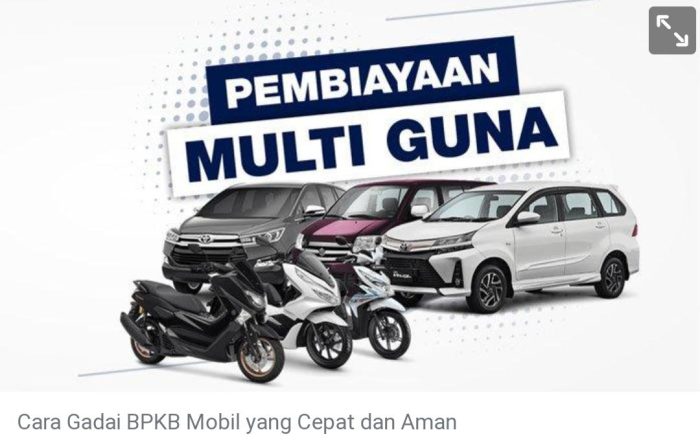 Gadai BPKB motor