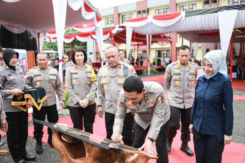 Pembangunan kantor baru Polres Magelang Kota.
