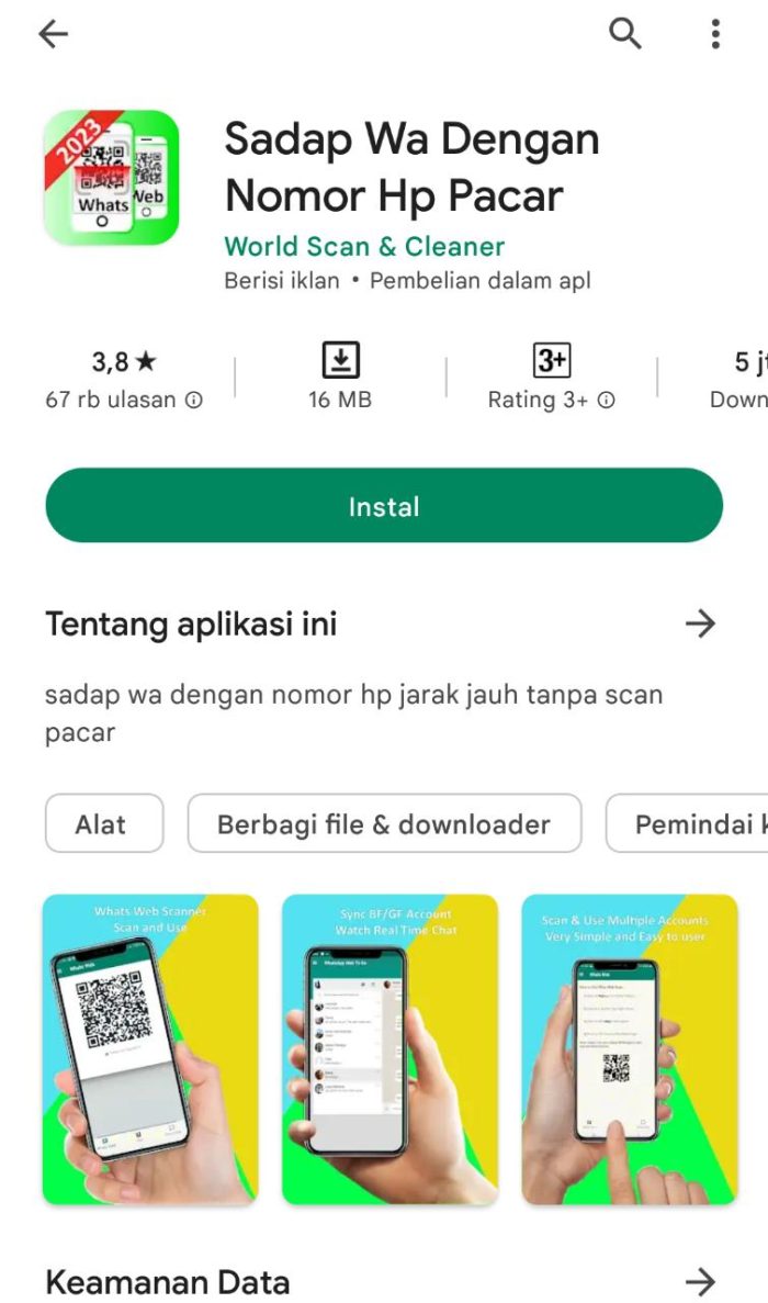 aplikasi sadap WA yang bisa disembunyikan