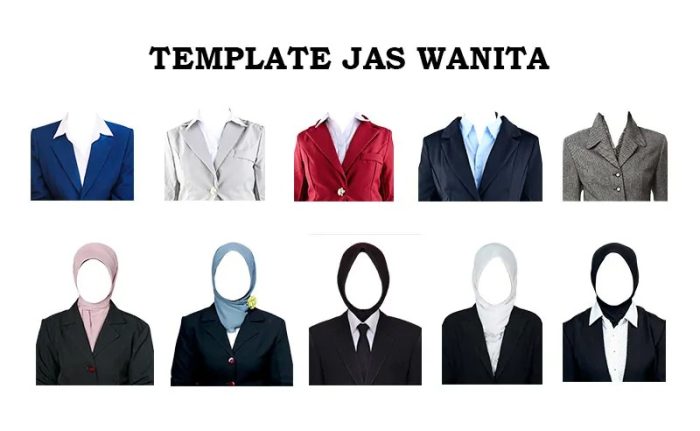 Pas Photo Jas Wanita PNG