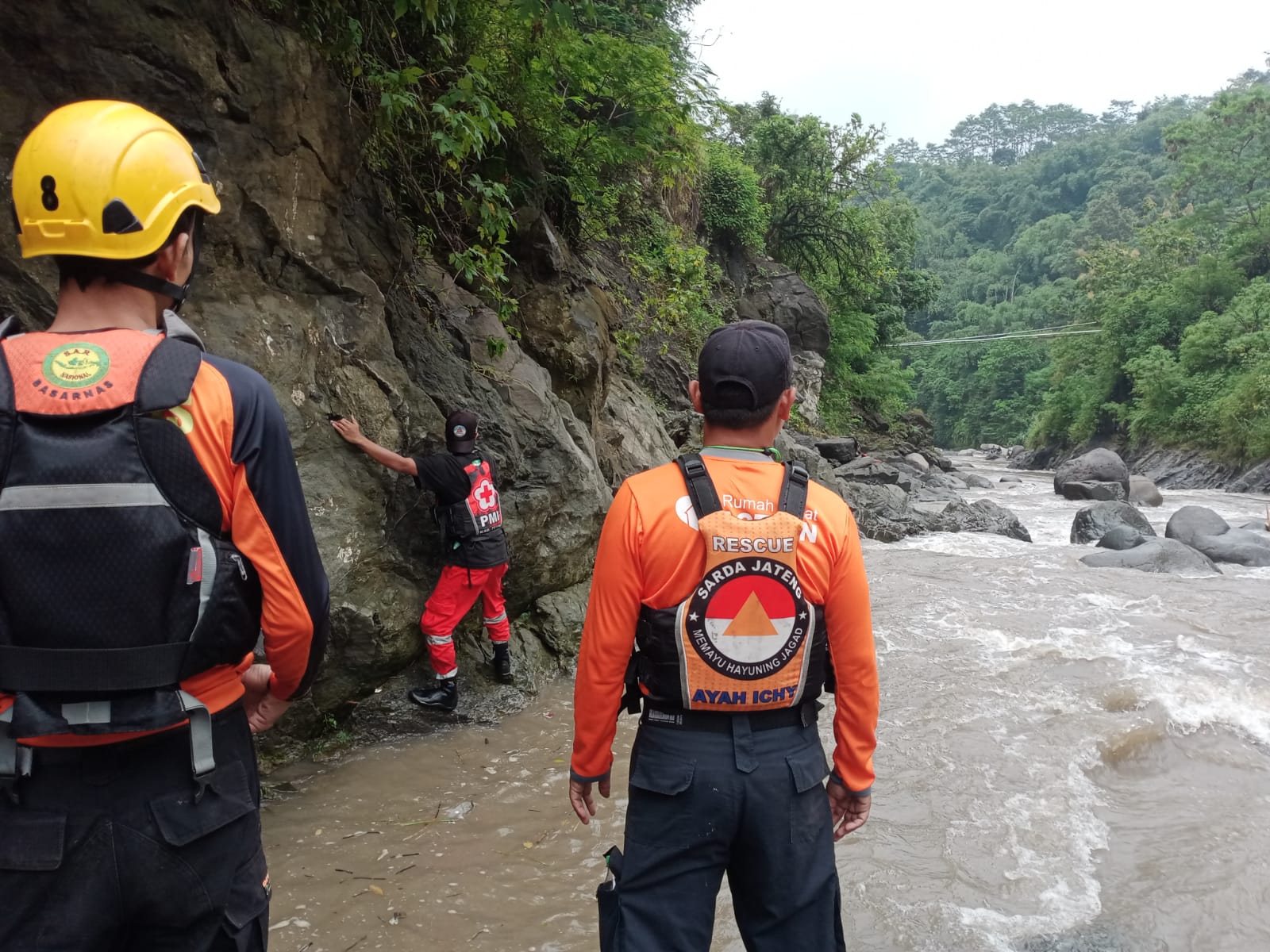 hilang saat memancing di sungai