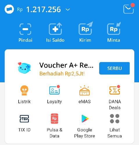Saldo Dana Gratis Langsung Cair
