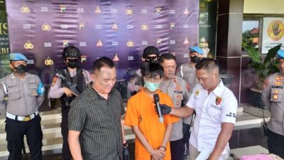 Komplotan gangster asal Pekalongan ditangkap Polres Batang.