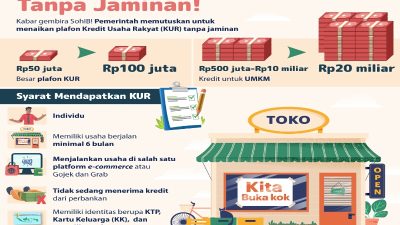 KUR BRI 2023 Buka 6 Maret , Suku Bunga 3 Persen dengan Limit Pinjaman Rp 500 Juta