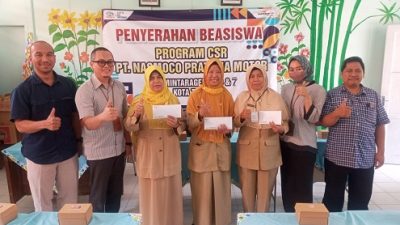 Toyota Nasmoco Tegal Salurkan Beasiswa Bagi 60 Pelajar Sekolah Dasar