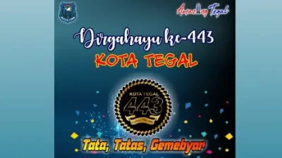 HUT Kota Tegal Ke-443: Usung Pembaruan Tata Tatas Gemebyar