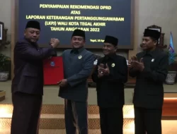 DPRD Beri Beberapa Rekomendasi LKPJ Walikota Tegal 2022